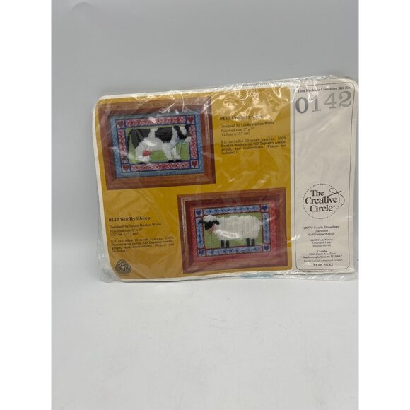 The Creative Circle 0142 Woolly Sheep Needlepoint Kit By Linda Harlan White - Picture 3 of 5